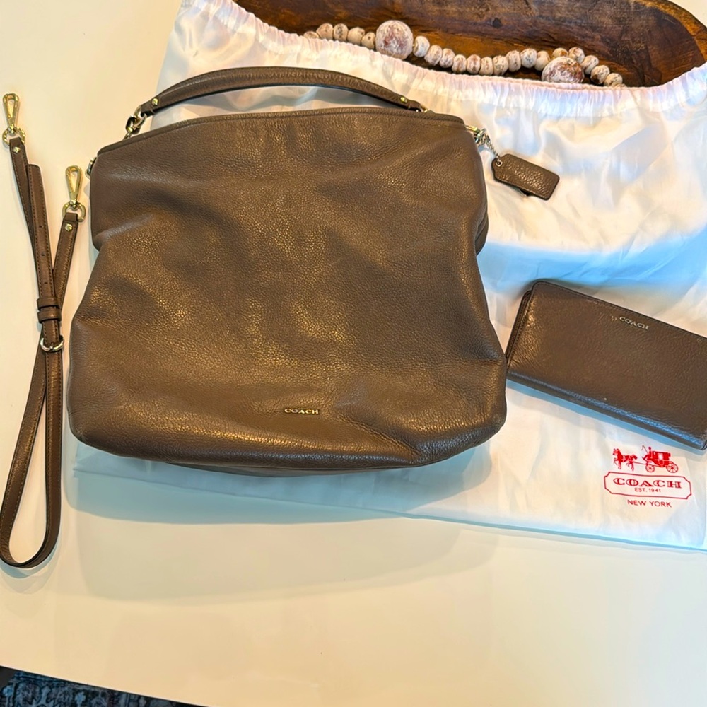 Coach Hobo Bag and matching wallet